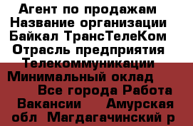 Агент по продажам › Название организации ­ Байкал-ТрансТелеКом › Отрасль предприятия ­ Телекоммуникации › Минимальный оклад ­ 30 000 - Все города Работа » Вакансии   . Амурская обл.,Магдагачинский р-н